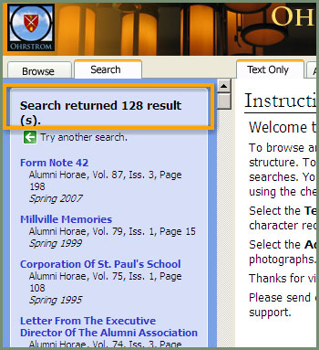 Alumni Horae Digital Archives