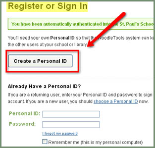 Noodlebib login