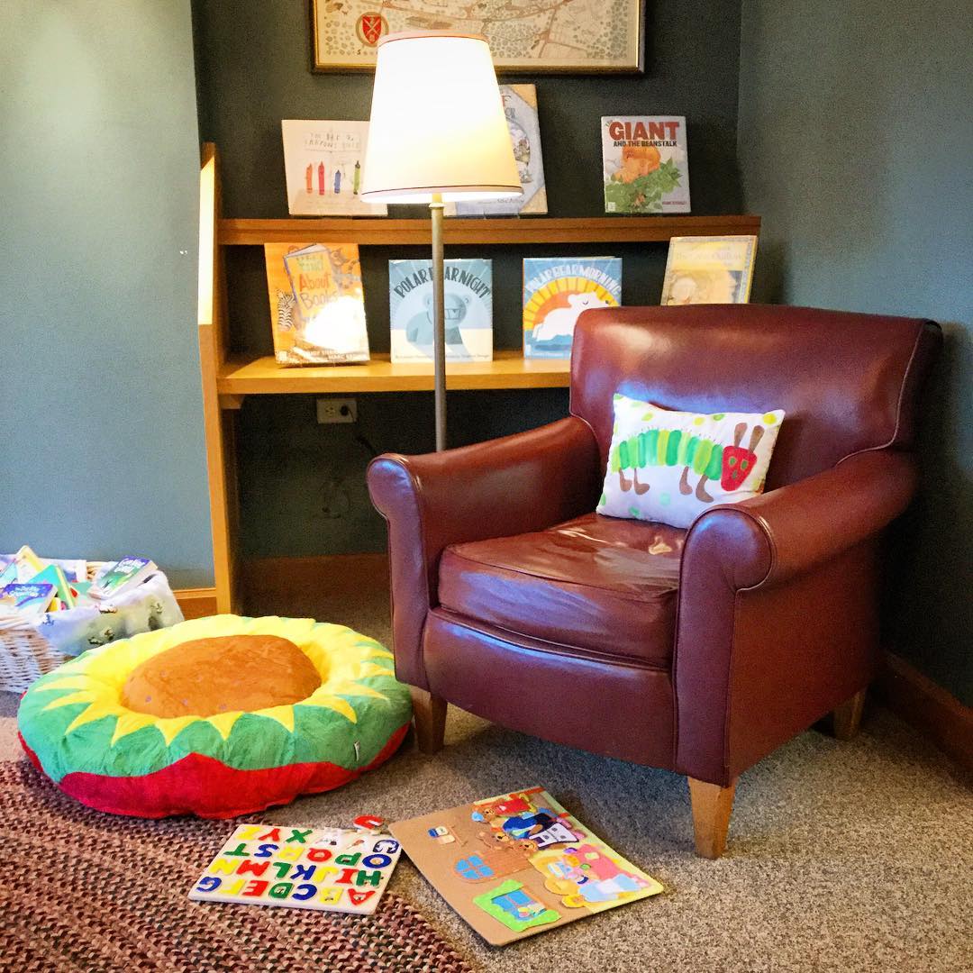The Runnells Reading Room received a makeover during the holiday break to make it more comfortable and accessible for our youngest patrons. There is a new rug, comfy pillows, puzzles and games, and even a fuzzy felt board! Stop in and see! #ohrstromlibrary #redecorate #makeover #childrensroom #pillows #comfy #childrensbooks #puzzle #fuzzyfelt #librarydecor #librariesofinstagram #iamsps