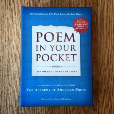 Thursday is “Poem in Your Pocket” Day!